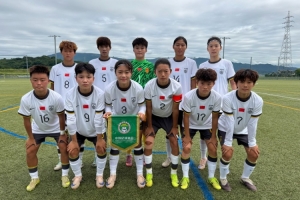中国U18女足集训队3-0韩国U18女足,获中日韩青少年运动会冠军