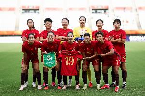 中国女足历史上首次90分钟内未击败越南女足,此前15场取得全胜