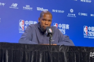 火箭是是总冠军竞争者?KD:那就是我们目标 每队都有这样的标准