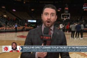 猛龙记者不满NBA安排季前赛背靠背:小卡若两场全打我直播吃领带